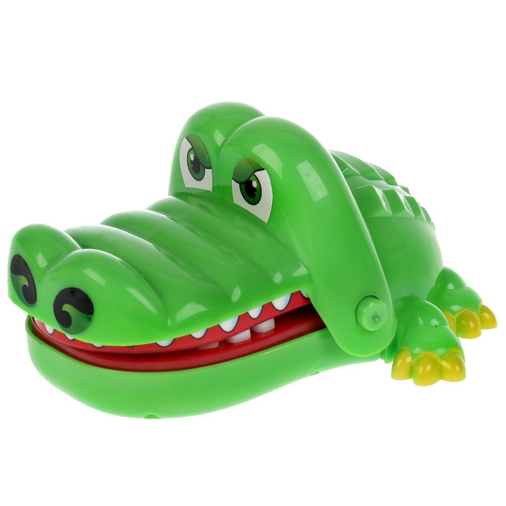 НАСТОЛЬНАЯ ИГРА "ИГРАЕМ ВМЕСТЕ" "ЗУБАСТЫЙ КРОКОДИЛ" 887 В РУСС. КОР. в кор.2*60шт