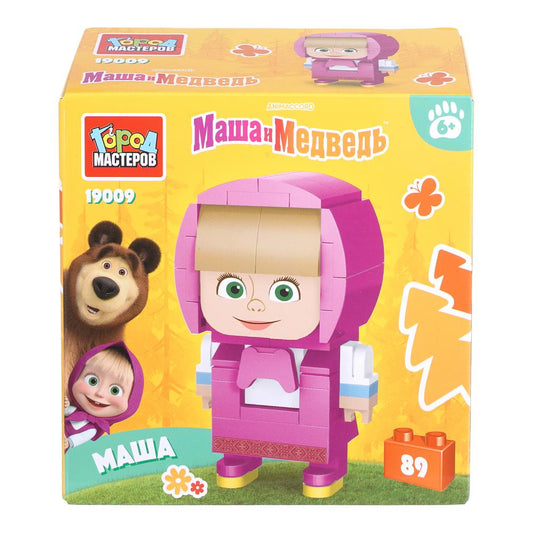 Конструктор сборная фигурка Маша, 89 дет. Город мастеров в кор.96шт
