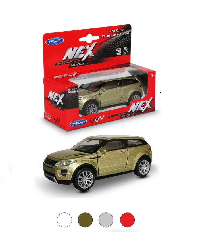 Eh bien. Machine 1:38 "Range Rover Evoque" en métal, disponible. мех., цвет в ассорт. 43649W