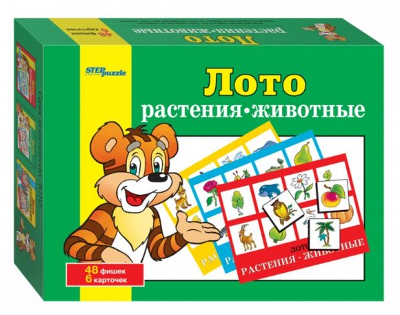 80303 Игра Лото: Растения - животные