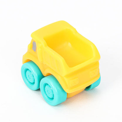 Игрушка для ванны машинка желтая в пак, КАПИТОШКА в кор.360шт