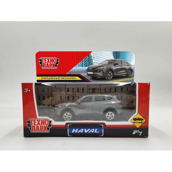 Машина металл haval f7 длина 10,5 см, инерц, серый, в кор. Технопарк в кор.2*36шт