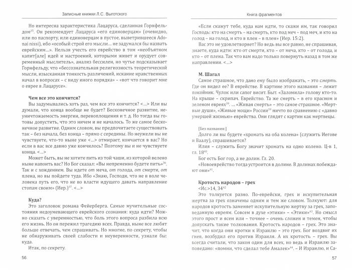 Записные книжки Л.С.Выготского. Избранное