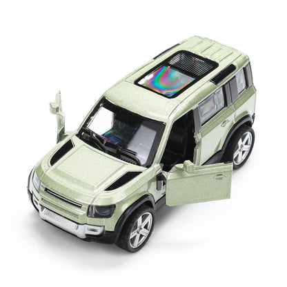 Модель металл land rover DEFENDER, 11 см, двери, инерция Технопарк в кор.2*120шт