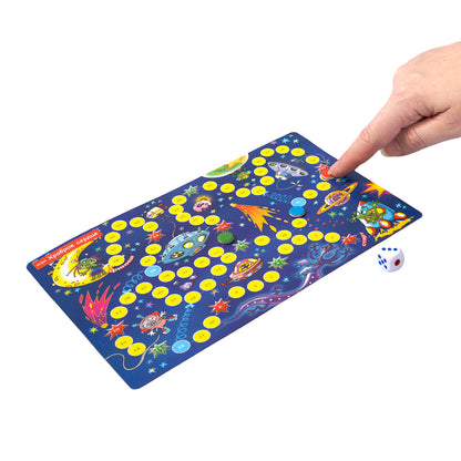 Игры настольные магнитные в наборе (домино, "Волшебные колпачки", игра-ходилка)