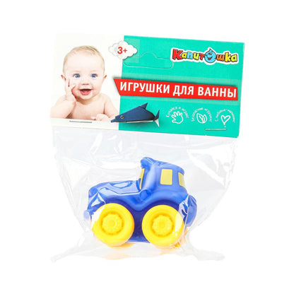 Игрушка для ванны ТРАКТОР в пак, КАПИТОШКА в кор.360шт