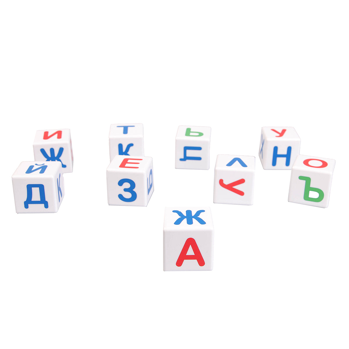 Кубики "Учись играя. Азбука" 12 шт (sans obклейки) art.00710