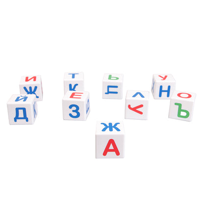 Кубики "Учись играя. Азбука" 12 шт (sans obклейки) art.00710