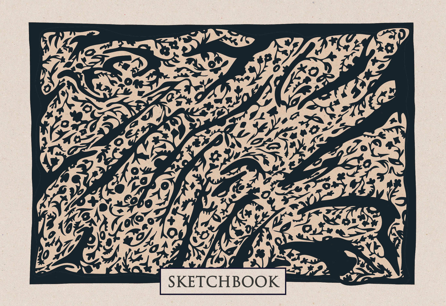 Croquis. Леопардовые сны (format В5, 128 стр, открытый корешок, бумага слоновая кость)