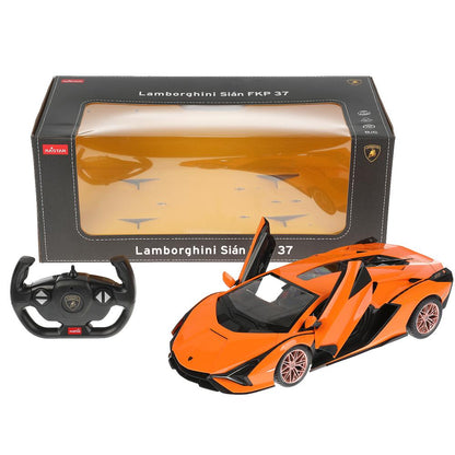 Машина р/у lamborghini sian 1:14, двери открыв. вручную, свет, цвет в ассорт. в кор. Rastar в кор6шт