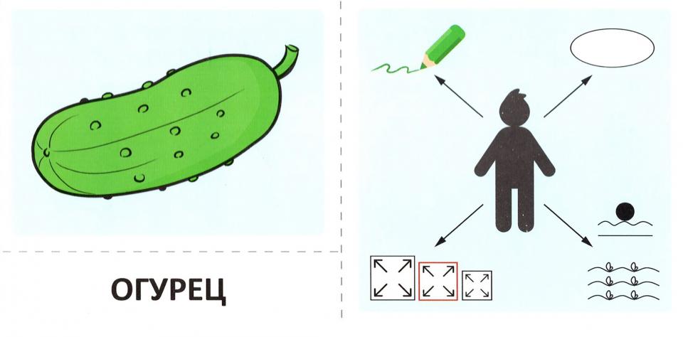 Prenez la carte avec les risques. Récupérez les cartes. Описательные загадки. Овощи. Pour les enfants de 4 à 7 ans/ Танцюра С.Ю., Сатари В.В., Солдатова Л.Р.