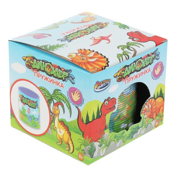 Игра пружинка, ДИНОЗАВРЫ, кор.8*7*8см ИГРАЕМ ВМЕСТЕ в кор.2*180шт