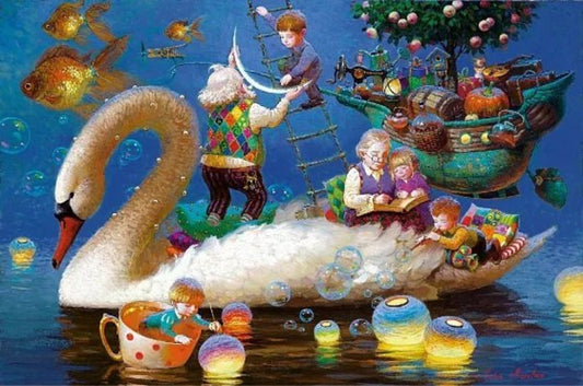 Пазл деревянный Время сказок, 333 дет