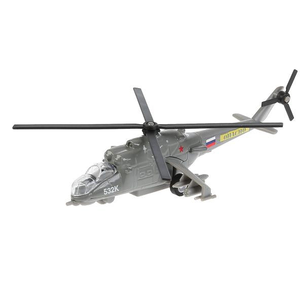Machine en métal Vertolet МИ-24 15 cm, inerte., открыв.кабина, подвиж.детали в кор. Parc technologique en cor2*24шт