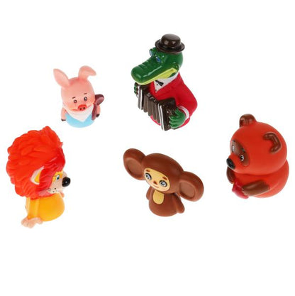 LX-PT-SMF (24) Игрушка пластизоль для ванны СОЮЗМУЛЬТФИЛЬМ пальчиковый театр КАПИТОШКА в кор.2*12шт