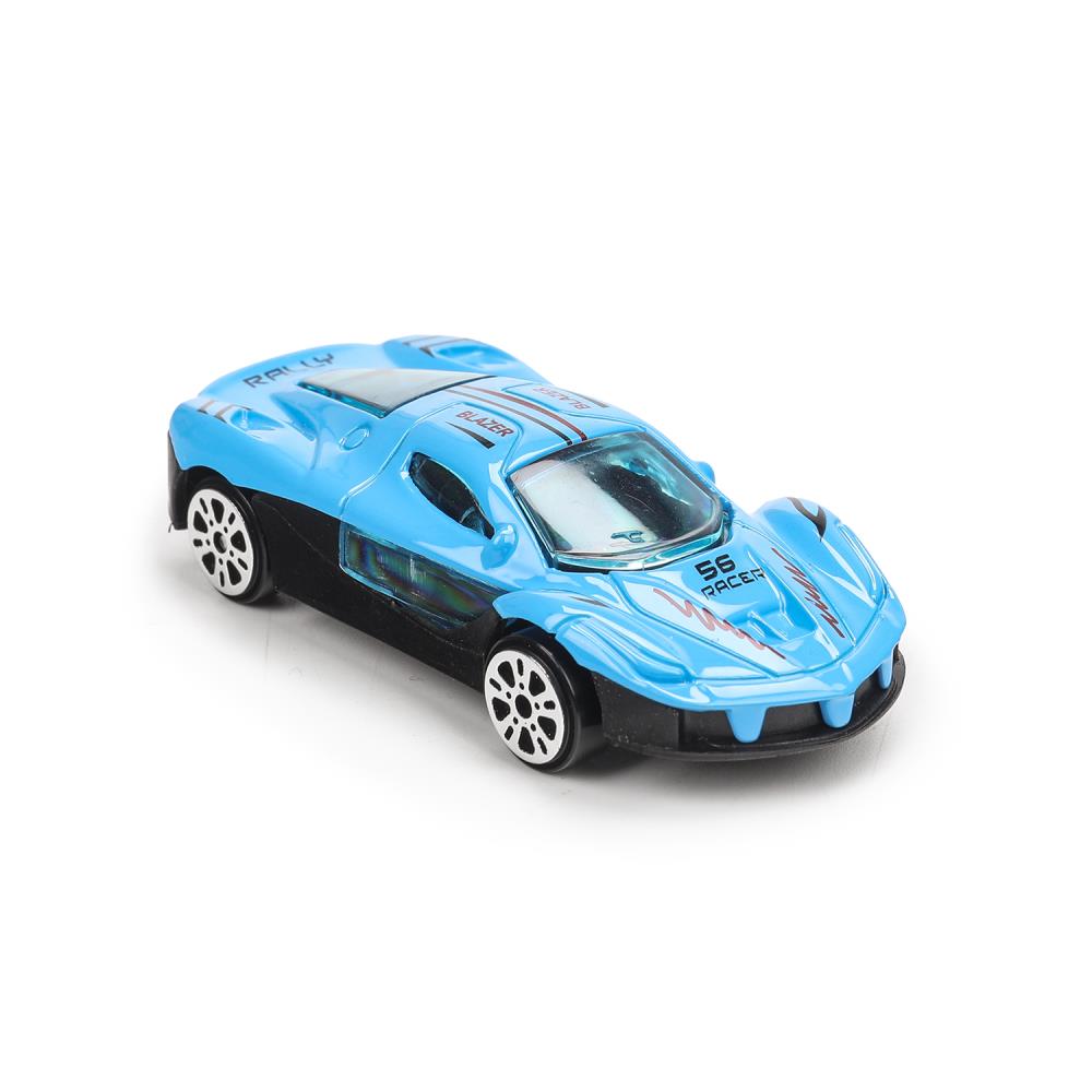 Machine en métal ROAD RACING pour SUISSE 7 cm, 3 pièces, dans un assortiment, cor. Parc technologique dans le cor.2*96шт