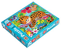 IQ Пазл МАКСИ 20 эл. Пятнистый леопард 2+
