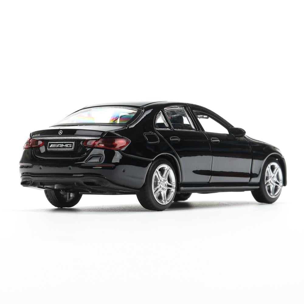 Машина металл MERCEDES-BENZ classe e amg 12см, дв,баг,ин,черный, кор. Parc technologique dans le cor.2*36шт