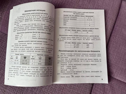 ШШ Шахматная школа. Блокнот шахматиста /Барский.