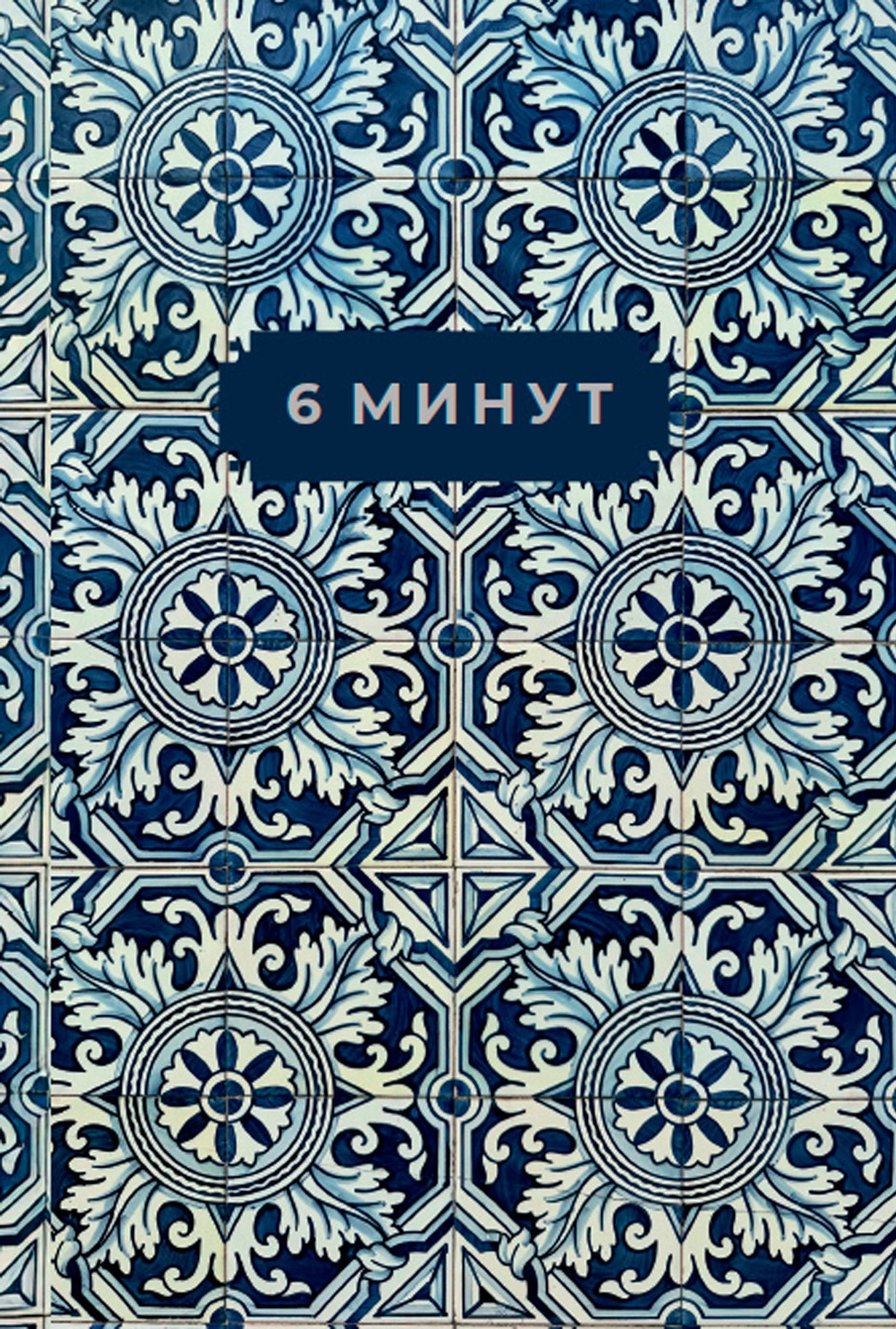 6 минут. Ежедневник, который изменит вашу жизнь. Limited Edition - Porto Collection. (кобальт)