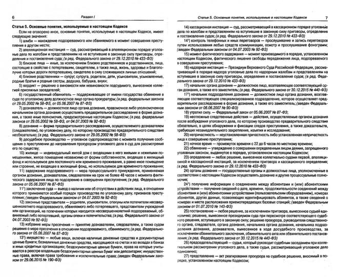 Уголовно-проецессуальный кодекс РФ на 01.11.2021