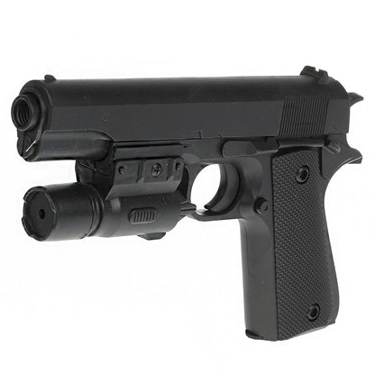 Pistolet (п) avec laser. прицелом, с пульками в пак. dans le cor.2*120шт