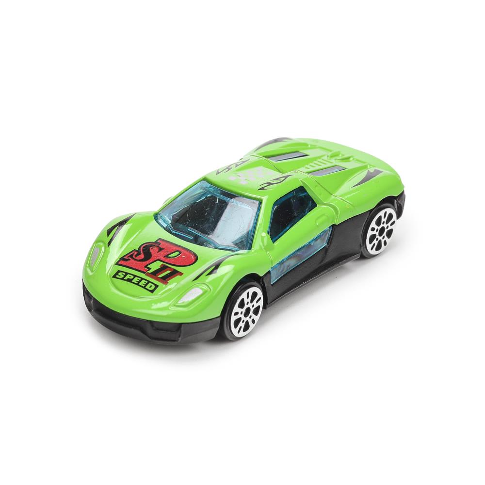 Machine en métal ROAD RACING pour SUISSE 7 cm, 3 pièces, dans un assortiment, cor. Parc technologique dans le cor.2*96шт