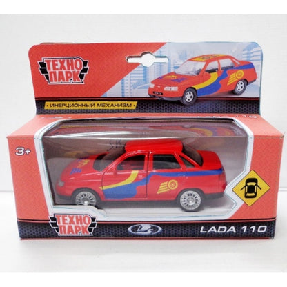 SB-16-44-S-WB 239658 МАШИНА "ТЕХНОПАРК" МЕТАЛЛ. ИНЕРЦ. LADA 110 СПОРТ 12СМ, ОТКРЫВ. ДВЕРИ В РУСС.