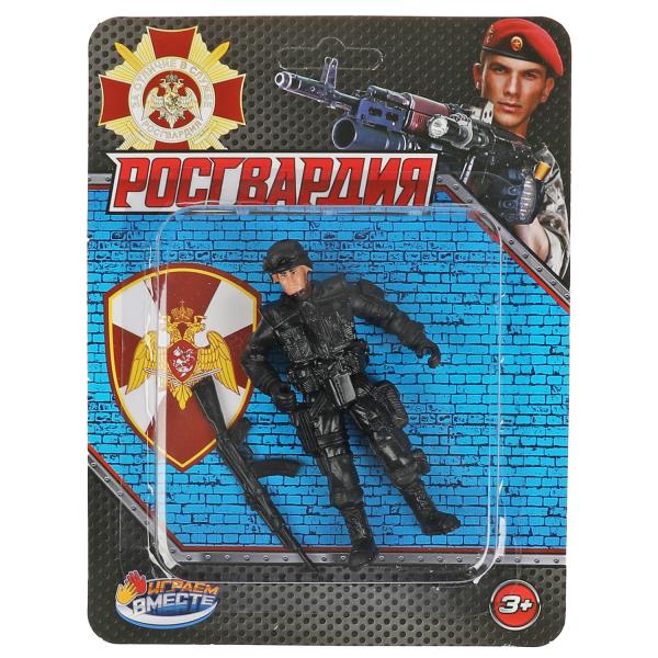 СОЛДАТИК с оружием РОСГВАРДИЯ блист.15*19,6*5см ИГРАЕМ ВМЕСТЕ в кор.2*120шт