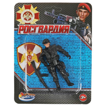 СОЛДАТИК с оружием РОСГВАРДИЯ блист.15*19,6*5см ИГРАЕМ ВМЕСТЕ в кор.2*120шт
