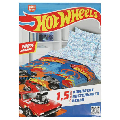 Комплект постельного белья ХОТ ВИЛС 1,5 спальное hw . riki kids RIKI KIDS en cor.7шт
