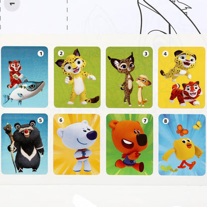 "УМКА". МУЛЬТМИКС (ПЕРВАЯ РАСКРАСКА С ВЫРУБКОЙ В ОБЛОЖКЕ И НАКЛЕЙКАМИ) ФОРМАТ: 214Х290ММ pour 50шт