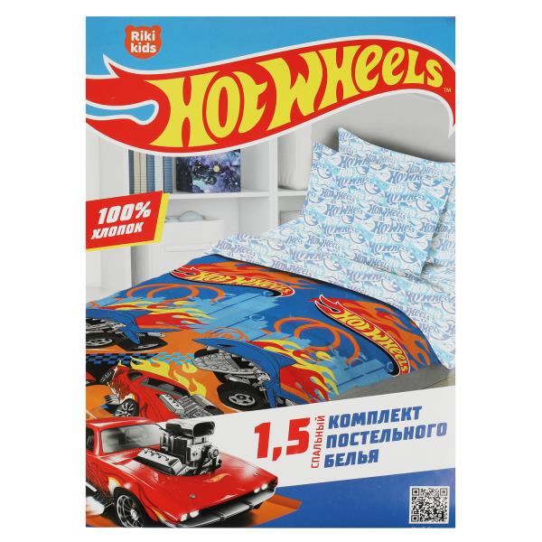 Комплект постельного белья ХОТ ВИЛС 1,5 спальное hw . riki kids RIKI KIDS en cor.7шт