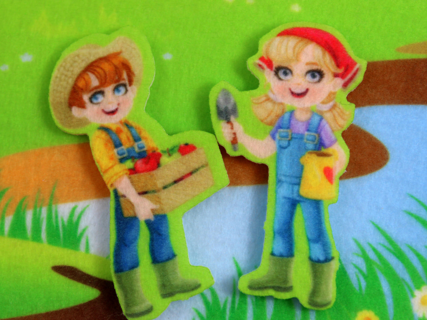 Набор из фетра на липучках "Ферма" (европодвес)