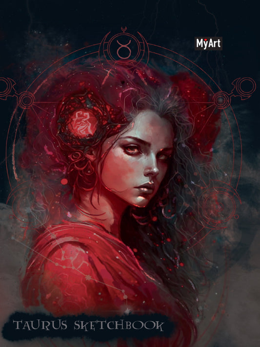 MyArt. СКЕТЧБУК "ЗНАКИ ЗОДИАКА" ТЕЛЕЦ