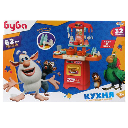 Кухня БУБА свет-звук, вода, на бат., кор.53,5*32*12см ИГРАЕМ ВМЕСТЕ в кор.12шт