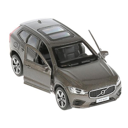 Machine en métal "volvo xc60 r-desing" 12 cm, ouverte. двери, инерц., серый в кор. Parc technologique dans le cor.2*36шт