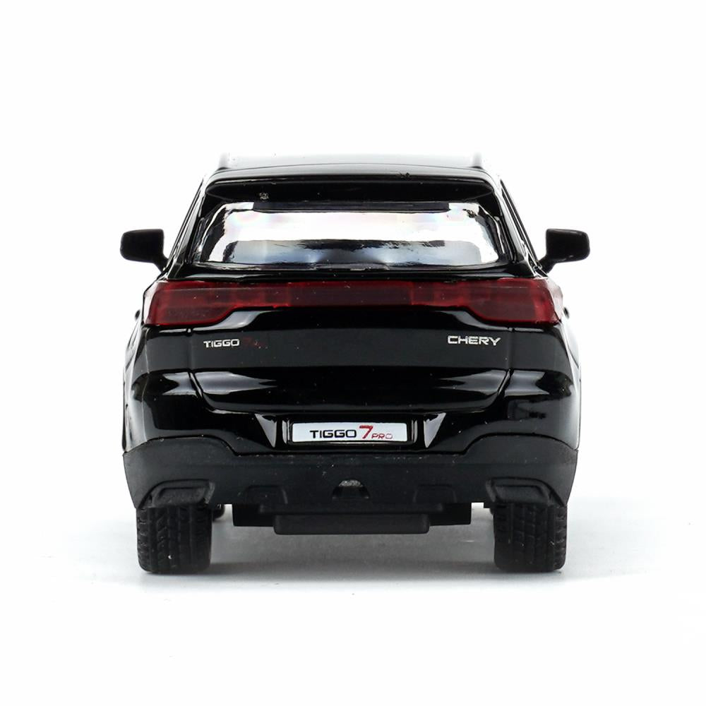 Машина металл chery tiggo 7 pro длина 10,5 см, инерц, черный, в кор - в кор.2*36шт