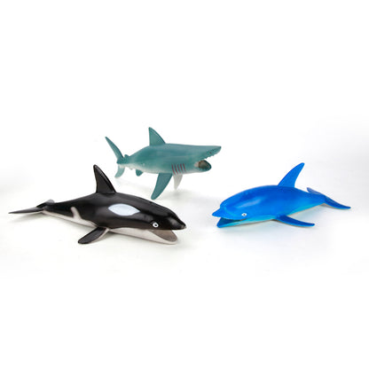 МОРСКОЙ ОБИТАТЕЛЬ "ИГРАЕМ ВМЕСТЕ" (ПИЩАЛКА) 30СМ, В АССОРТ. В РУСС. ДИСПЛЕЕ УП-24ШТ в кор.10уп