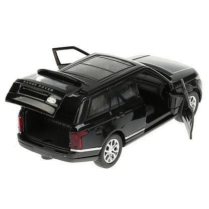 Машина металл "RANGE ROVER VOGUE" 12см, открыв. двери, инерц, ЧЕРНЫЙ, в кор. Технопарк в кор.2*36шт